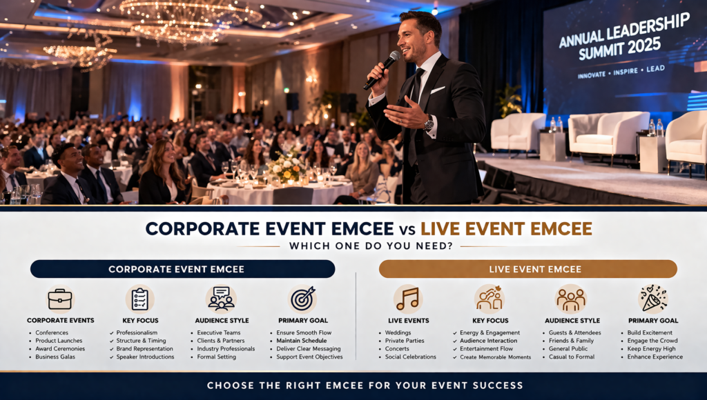 corporate event emcee