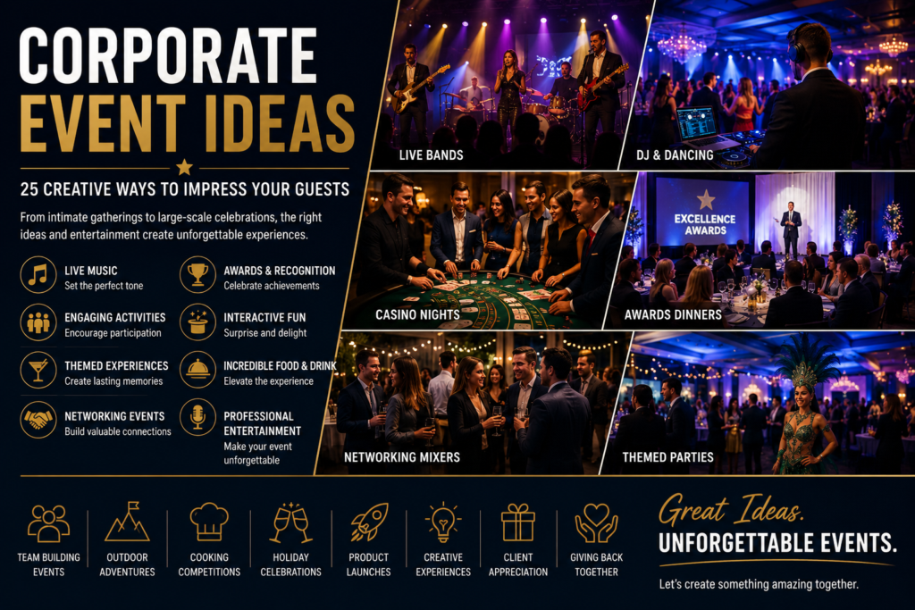 Corporate Event Ideas