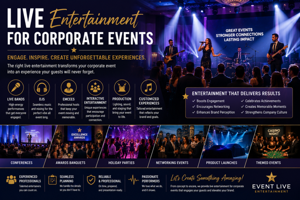 Live Entertainment for Corporate Events