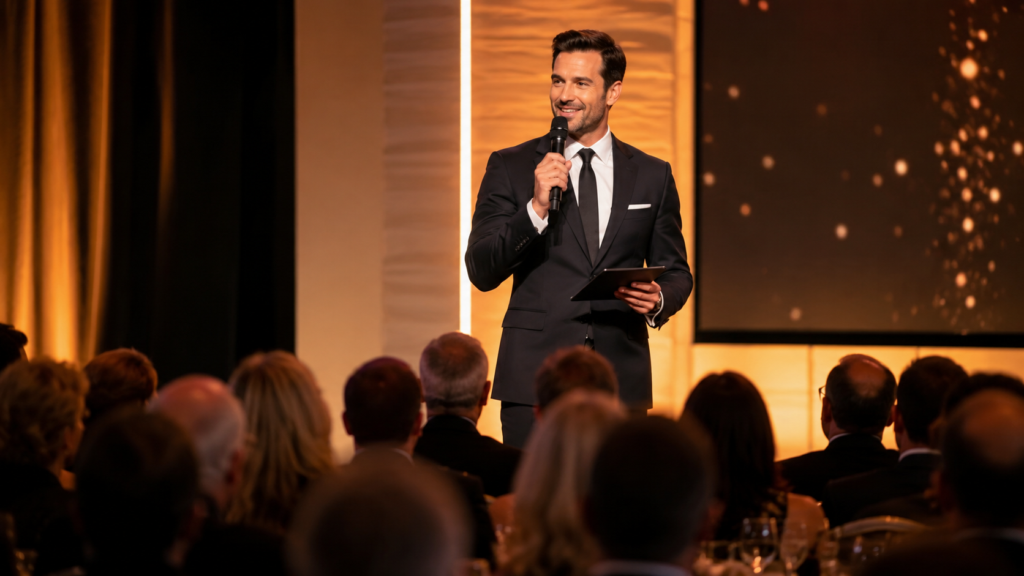 master of ceremonies
