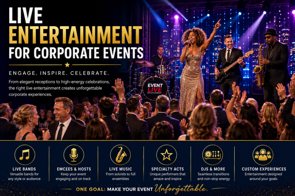Live Entertainment for Corporate Events