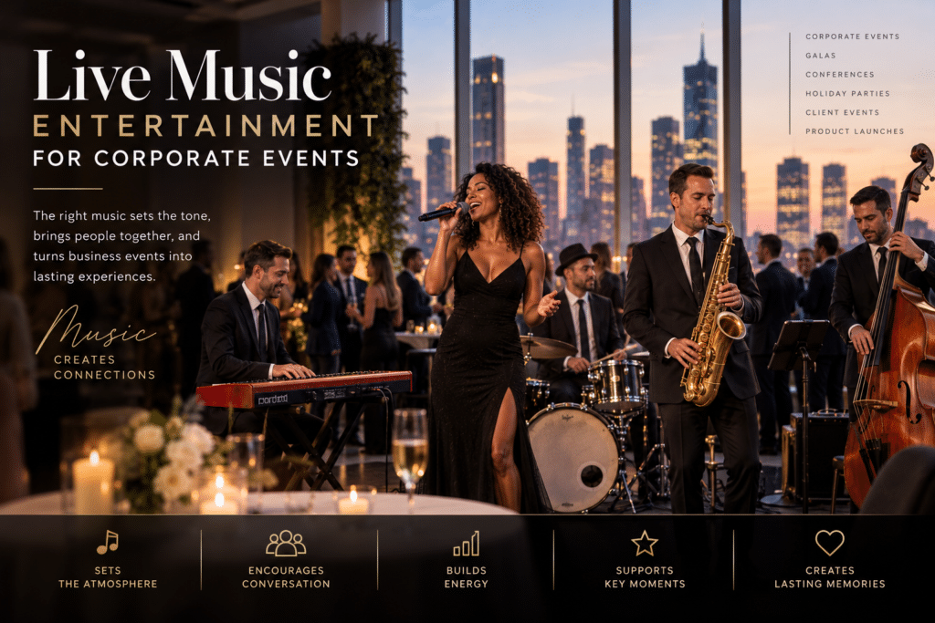 live music entertainment for corporate events
